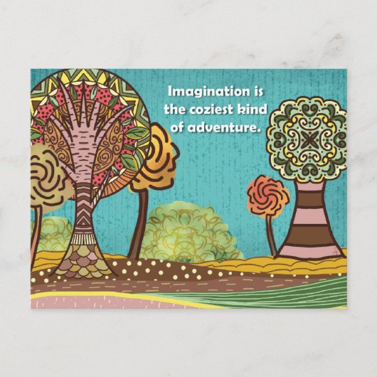 Fall Snail Mail Postcard Set | Hand-Drawn Autumn D ポストカード (正面)