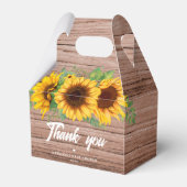 Fall Sunflower | Baby Shower フェイバーボックス (正面サイド)