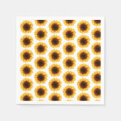 Fall Sunflowers Baby Shower スタンダードカクテルナプキン (正面)