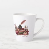 Fall Teacher Mug | Dark Academia Mindful Teacher G カフェラテマグ (右)