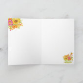 Fall Teacup Blank Card Any Occasion カード (内部)