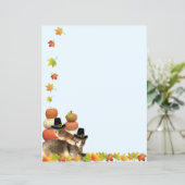 Fall / Thanksgiving Cat Stationary (スタンド正面)