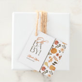 Fall Theme Baby Shower  フェイバータグ (インサイチュ)