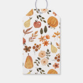 Fall Theme Baby Shower Thank You  ギフトタグ (裏面)
