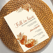 Fall themed engagement party Invitation 招待状