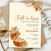 Fall themed engagement party Invitation 招待状