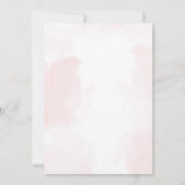 Fall Toile De Jouy Woodland Theme Baby Shower  招待状 (裏面)