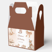 Fall Toile De Jouy Woodland Theme Birthday Party  フェイバーボックス (オープン)