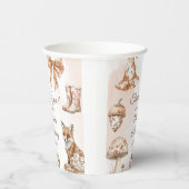 Fall Toile De Jouy Woodland Theme Birthday Party 紙コップ (右)