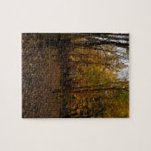 Fall Trees at Sunset Taylor Michigan Puzzle ジグソーパズル (横)
