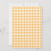 Fall Twin Gender Reveal Little Pumpkin Theme  招待状 (裏面)