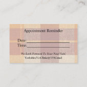 Fall Veterinary  名刺 (裏面)