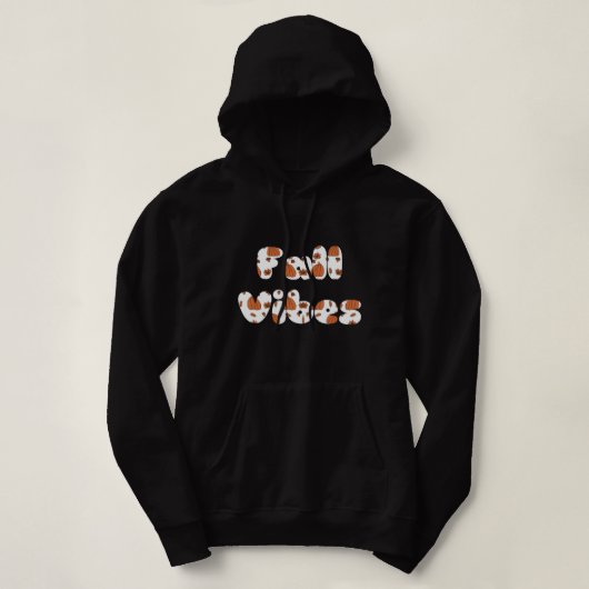 Fall Vibes Hoodie Tshirt Custom Top パーカ (デザイン正面)