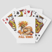 Fall Vibes Playing Cards トランプ (裏面)