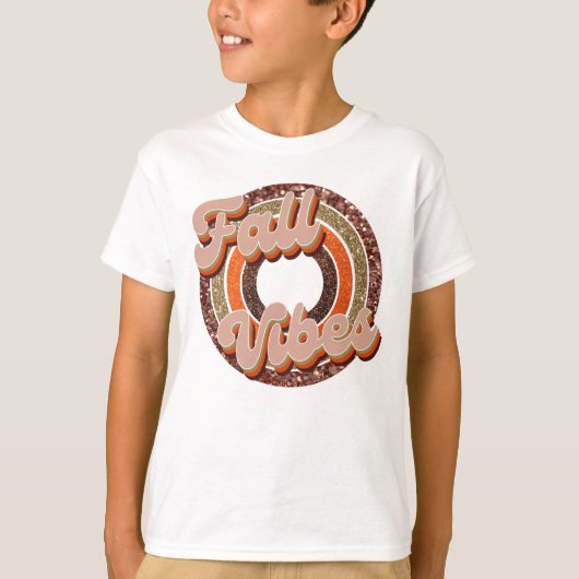 Fall Vibes Tシャツ (正面)