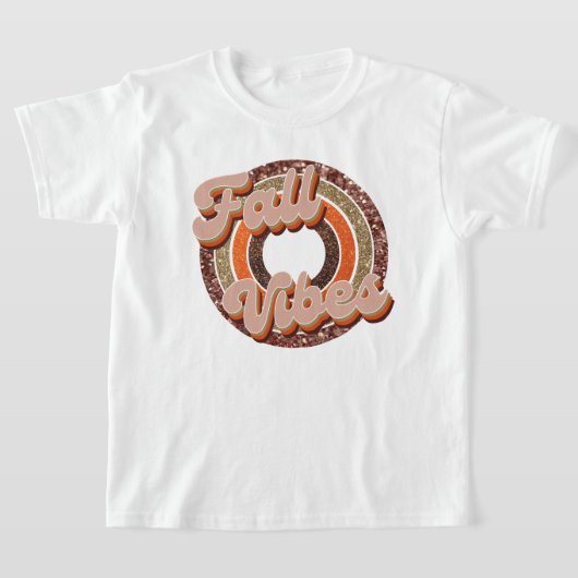Fall Vibes Tシャツ (レイダウン)