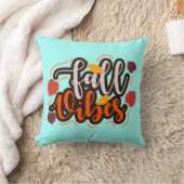 Fall Vibes Throw Pillow クッション (ブランケット)