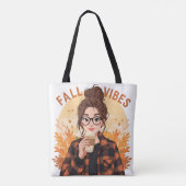 Fall Vibes Tote トートバッグ (裏面)