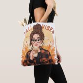Fall Vibes Tote トートバッグ (クローズアップ)