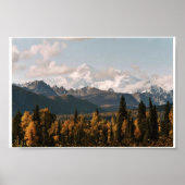 Fall View of Denali, Mt. McKinley ポスター (正面)