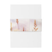 Fall Watercolor Wildflower Mountain Rustic Wedding 招待状ベリーバンド (裏面例)