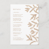 Fall Wedding エンクロージャーカード (正面)