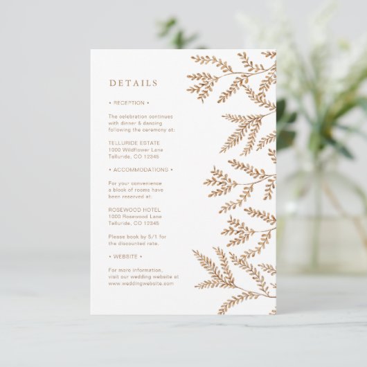 Fall Wedding エンクロージャーカード (スタンド正面)