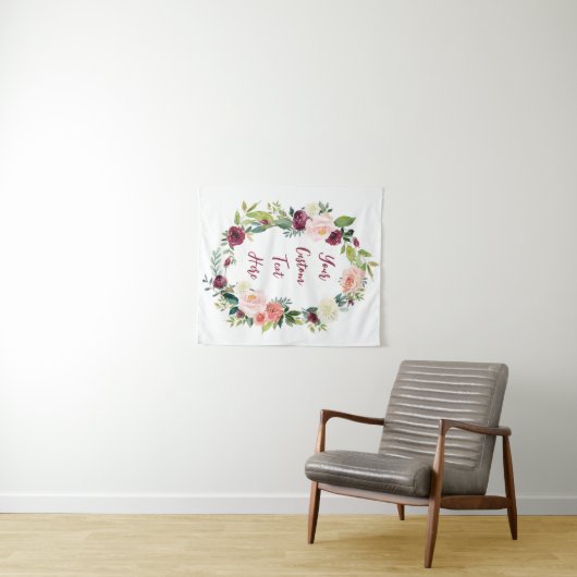 Fall Wedding Backdrop Autumn Photobooth Decor Prop タペストリー (インサイチュ(横))