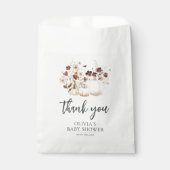 Fall Wildflower Baby Shower フェイバーバッグ (正面)