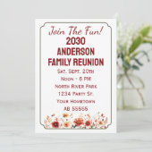 Fall Wildflower Join The Fun Family Reunion Card シーズンカード (スタンド正面)