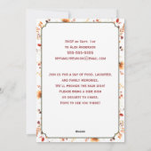 Fall Wildflower Join The Fun Family Reunion Card シーズンカード (裏面)