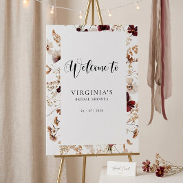 Fall Wildflowers Floral Wedding