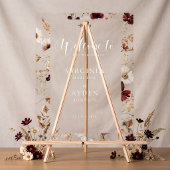 Fall Wildflowers Floral Wedding  アクリルサイン