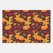 Fall wrapping paper  ラッピングペーパーシート (正面3)