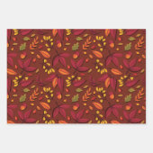 Fall wrapping paper  ラッピングペーパーシート (正面2)