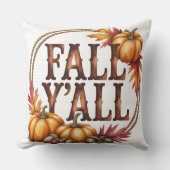 Fall you all unique autumn  クッション (正面)