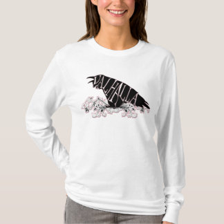 Fallegurのワタリガラスヴァルハラ Tシャツ