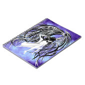 Fallen Angel grey & blue ノートブック (左側)