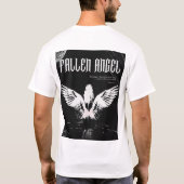 Fallen Angel - Surreal Abstract Art T-Shirt Tシャツ (裏面)
