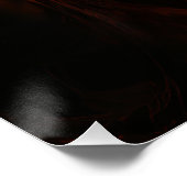 Fallen Fire Angel – Dark Fantasy Poster Art ポスター (コーナー)