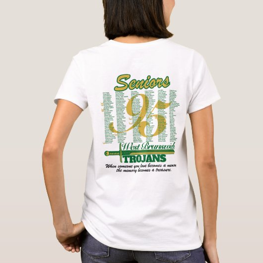 Fallen Trojans Class of 95 Tシャツ (裏面)