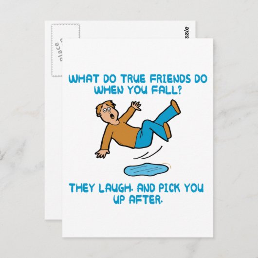 Falling and True Friends ポストカード (正面/裏面)
