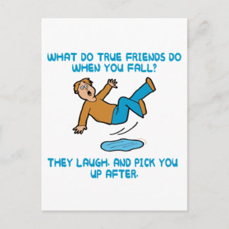 Falling and True Friends ポストカード