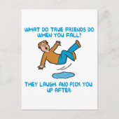 Falling and True Friends ポストカード (正面)