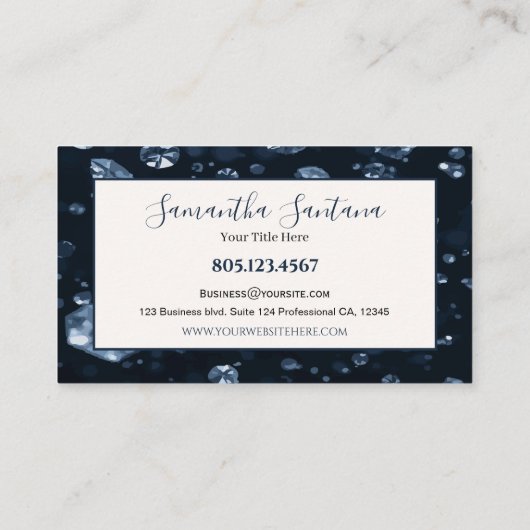 Falling Diamonds 名刺 (裏面)