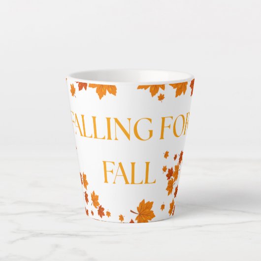 Falling for Fall カフェラテマグ (正面)