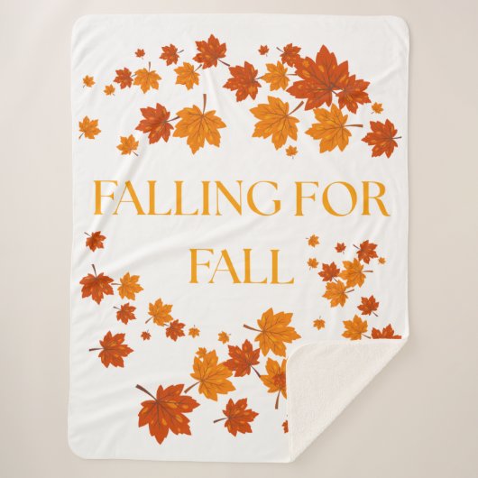 Falling for Fall シェルパブランケット (正面)