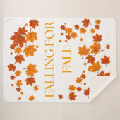 Falling for Fall シェルパブランケット (正面(横))