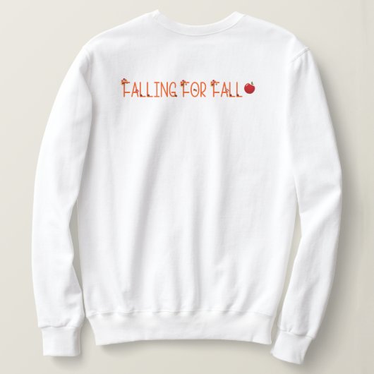 Falling for Fall スウェットシャツ (デザイン裏面)