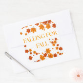 Falling for Fall スクエアシール (封筒)